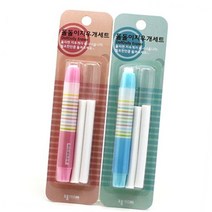 돌돌이지우개세트 돌돌이 지우개 세트 1P 필기구 학용품 문구 사무 볼펜, 단품, 색상:[색상]본상품