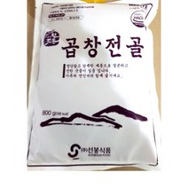 [더착한푸드]곱창전골(선봉 800g) 식자재마트 대용량 업소용 곱창 술안주 술국 간편식, 800g, 1