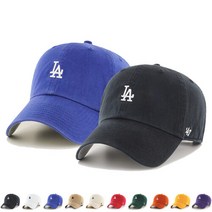47브랜드 MLB모자 LA다저스 스몰로고 볼캡, 카키(베이지):Free