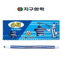 지구화학 슈퍼 낱색 색연필 (12자루) 1다스 (파랑), 본상품