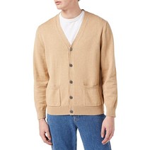 아마존 에센셜 Amazon Essentials 남자 남성용 면 카디건 스웨터 블랙 라지