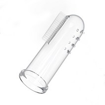 유아용 실리콘 칫솔 안전한 BPA 프리 치발기 장난감 유아 링 씹기 치과 치료 간호 구슬 선물, 1.Brush
