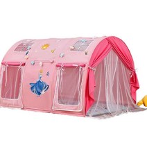 벙커침대텐트 이케아쿠라 겨울왕국 돔텐트 동굴텐트, C타입 퓨어 파우더 프린세스 소피아