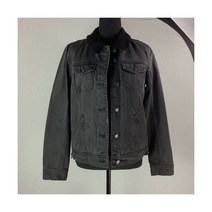 New 할리데이비슨 여성용 S 블랙 데님 자켓 세르파 Collar/Lining M