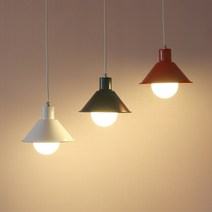 디자인팜 꼬마모자1등 펜던트 식탁조명 인테리어 포인트 예쁜조명 심플 모던 GM-1, A-7.꼬마모자1등(블랙)에디슨램프(볼구형1개포함)