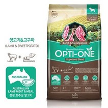 사조 옵티원 양고기고구마 애견사료, 1kg, 1개