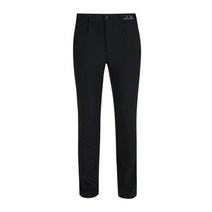 파파브로 남자 가을 겨울 밴딩 기모 원턱 골프 바지 BS-PTKG-141-블랙