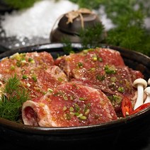 국내산 양념 돼지갈비 10인분 (10대)