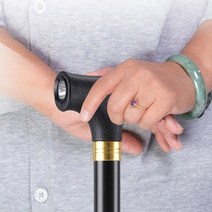 LED지팡이 초경량 할머니 할아버지 효도지팡이 4발 보행보조기, 한발 지팡이(A)
