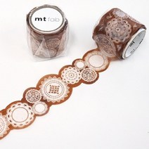 폭32mm-일본 mt 디자인 마스킹테이프 fab Series 다이컷 레이스 hd303-kt03