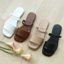 낮은굽 스트랩 샌들 여성 밴딩 슬리퍼 4color 데일리슬리퍼 여성여름슬리퍼 예쁜여자슬리퍼 뮬슬리퍼 플랫샌들 플랫슬리퍼 스트랩샌들 여성데일리샌들 사무실슬리퍼 외출슬리퍼