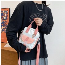 나일론원단 여학생용 캐주얼 크로스백 요가 여친 신입사원 데일리 옆으로매는 학교 보관 헬스 학원 엄마