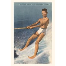 (영문도서) Vintage Journal Barefoot Water Skier Cypress Gardens Florida Paperback, Found Image Press, English, 9781669517702
