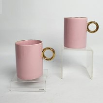 쇼골드 라인 머그 2P세트, 07_쇼골드 라인머그_핑크2p