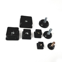 PVC 각관 부속 인테리어발 각파이프 조절발 각속 조절좌, 1개, 25x25