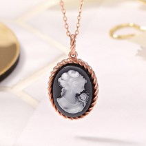 [골드팡] 14k/18k 쁘띠벨레자 카메오 목걸이
