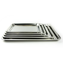 스텐사각쟁반 스테인레스 트레이 오봉 업소용 식당용, 5호