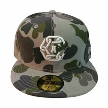 가방팝 크룩스앤캐슬 Fitted Cap-New Camo GREY