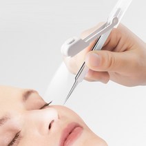 모공삭제집게 코피지제거 피지낭종제거 피지압출기 피지핀셋 좁쌀 여드름 압출 피지압출핀셋 피지집게 (라이트 기능 추가), 모공삭제집게 1세트