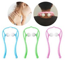 골프공 안마기 목마사지기 어깨 경추 자극 두통예방, 일반형-블랙/퍼플-매직릴렉스백 등지압 허리안마
