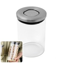 내열유리 밀폐용기 800ML 견과류보관통 곡물보관통 유리밀폐용기