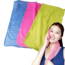 아이스쿨타올 쿨수건 목 등산 스포츠타올 타월 땀수건 등산 반영구적, 핑크