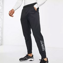 나이키 기모 긴바지 남성 트레이닝 팬츠 플리스 안감 피트니스 바지 운동복 츄리닝 바지 검정 보온성 의류