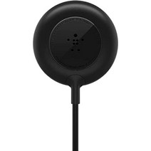 Belkin WIA005btBK MagSafe호환 마그네틱 무선충전 패드 급속충전 아이폰호환 7.5W 케이블 6.6피트(2m) 블랙, 블랙(전원 어댑터 포함), 1개