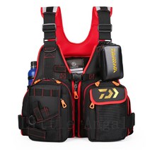 다이와 야외 낚시 조끼 구명 분리형 다기능 멀티 포켓 부력 바다 루어 다용도 갯바위 민물, D