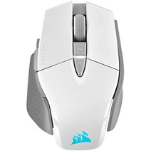 Corsair M65 RGB 울트라 FPS 무선 게이밍 마우스 화이트484623, RGB ULTRA WIRELESS, White