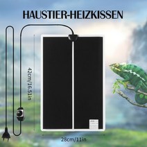 히팅패드 올 겨울 난방패드 난방 따뜻한 패드 조절 가능한 온도 컨트롤러 인큐베이터 매트 도구 테라리움 파충류 열 매트 5 45w 등반 애완 동물, 20w 42x28cm-us-1