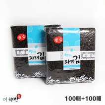 더해찬의 맛있는 파래김(햇김)100매+100매 (2봉) /210g 이상