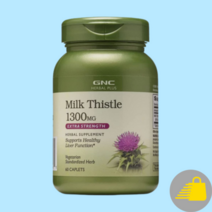 GNC 밀크시슬 1300mg 엑스트라스트렝스 60정 2개월분