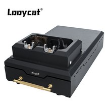 커피 넉박스 대형 프레스 찌꺼기 고무바 거름방 박스봉 디스트 리뷰터 스탠드 서랍형 수동 핸드 그라인더 미니 LOOYCAT 새로운 서랍형 전기 커피 머신 핸들 파우더 보울 커피 찌꺼기 클리너 청소 브러시에 걸레가 필요하지 않음, 매트 블랙