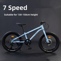 20/22/24 인치 MTB 자전거 7 속도 지방 타이어 산악 2.0 3.0 디스크 브레이크 비치 스노우 모빌 스피드 팻, 20x3.0인치 3