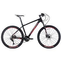 소니아 라피드79 MTB 산악 자전거 카본 시마노 데오레 30단, 17.5인치, 블랙레드