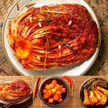 왕인식품 국산 전라도 배추김치 총각 김장김치8kg 4kg 2kg 갓 알타리 김장 아맛김치, 포기김치8kg