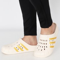 아디다스 아쿠아슈즈 노랑 3S 아딜렛 클로그
