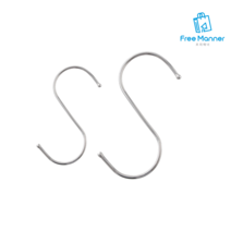 스텐 S고리 S자형고리 10개 대형 특대형 / 앵글 선반 걸이후크, 사이즈, 대