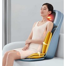 의자형 전신 안마기 진동 롤링 안마의자 등마사지기구, 블루  (4D 워킹 무브먼트 + 딥브이마사지)