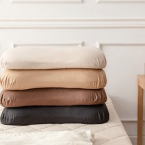 국내생산 땅콩형 목이편한베개 잠잘오는베개 천연라텍스베개 라텍스베개 40수 순면 100% 겉커버, 땅콩형 베개+모카라떼 겉커버