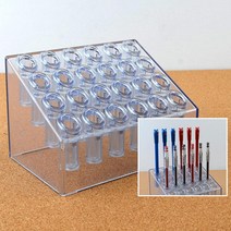 문방구 팬시전문점 볼펜 형광펜 경사형 전시대 디스플레이 연필