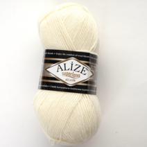 삼남뜨개실 알리제 슈퍼라나 클라식 100g 울실 겨울실 털실 목도리실 뜨개실 10+1, 클라식 01 아이보리 62