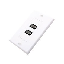 [폴리에이브이] LC HDMI 2포트 벽면 판넬-HDMI 벽부 공사, 상세내용표시
