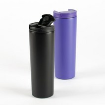 [미듬] 엘하나 이중진공 에치드 텀블러 500ml, 퍼플