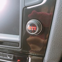 [둥이디자인]폭스바겐 에폭시 스티커/ 폭스바겐 오디오 버튼/GTI 버튼, GTI 에폭시
