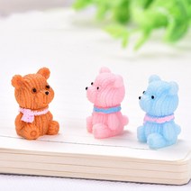 미스토토 테라리움 만들기 재료 미니 곰돌이 동물피규어, P1019_미니곰돌이 오렌지 1P