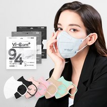 총 100매 KF94 국내생산 2D 새부리형 4중 컬러 마스크 대형 소형, 04.2D에어핏_컬러, 소형M, 코블50매+코베50매