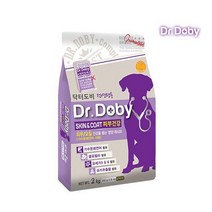 ZG80 P161 닥터도비 피부건강 애견 사료 2kg 강아지밥 애견사료 강아지사료 강아지밥 닥터도비사, OC 본상품선택