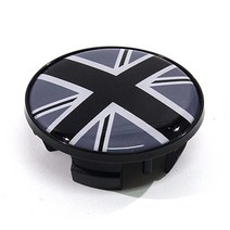 MINI 미니쿠퍼 휠캡 클립형 스티커형 교체형 54mm 순정휠전용, 체커, B (클립형)